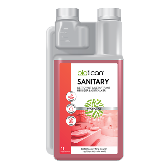 BIOTICAN SANITARY,  een probiotisch sanitair reinigingsmiddel