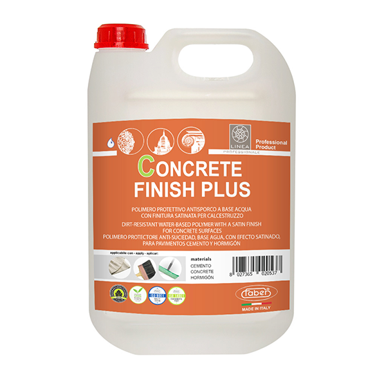 CONCRETE FINISH PLUS, vuilafstontende beschermende polymeer op waterbasis met satijnen afwerking voor beton