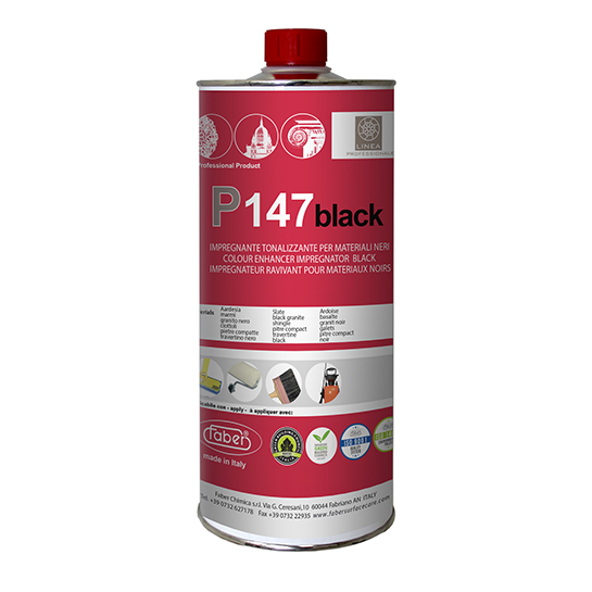 P147 black - Faber Surface Care - STONE+ - kleurverdieper met zwart pigment